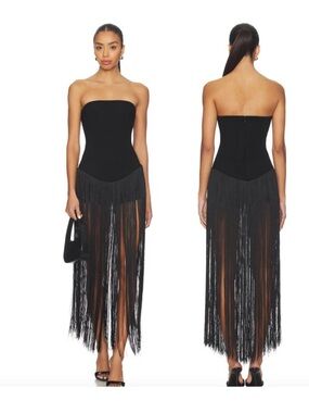 celeste maxi dress in chocolate brown superdown Superdown Celeste Maxi Dress